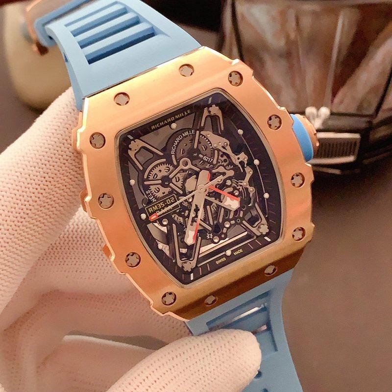 21-22AW リシャールミル ダイヤモンドベゼル RM 35-02偽物 RAFAEL NADAL 自動巻き riv33011通販